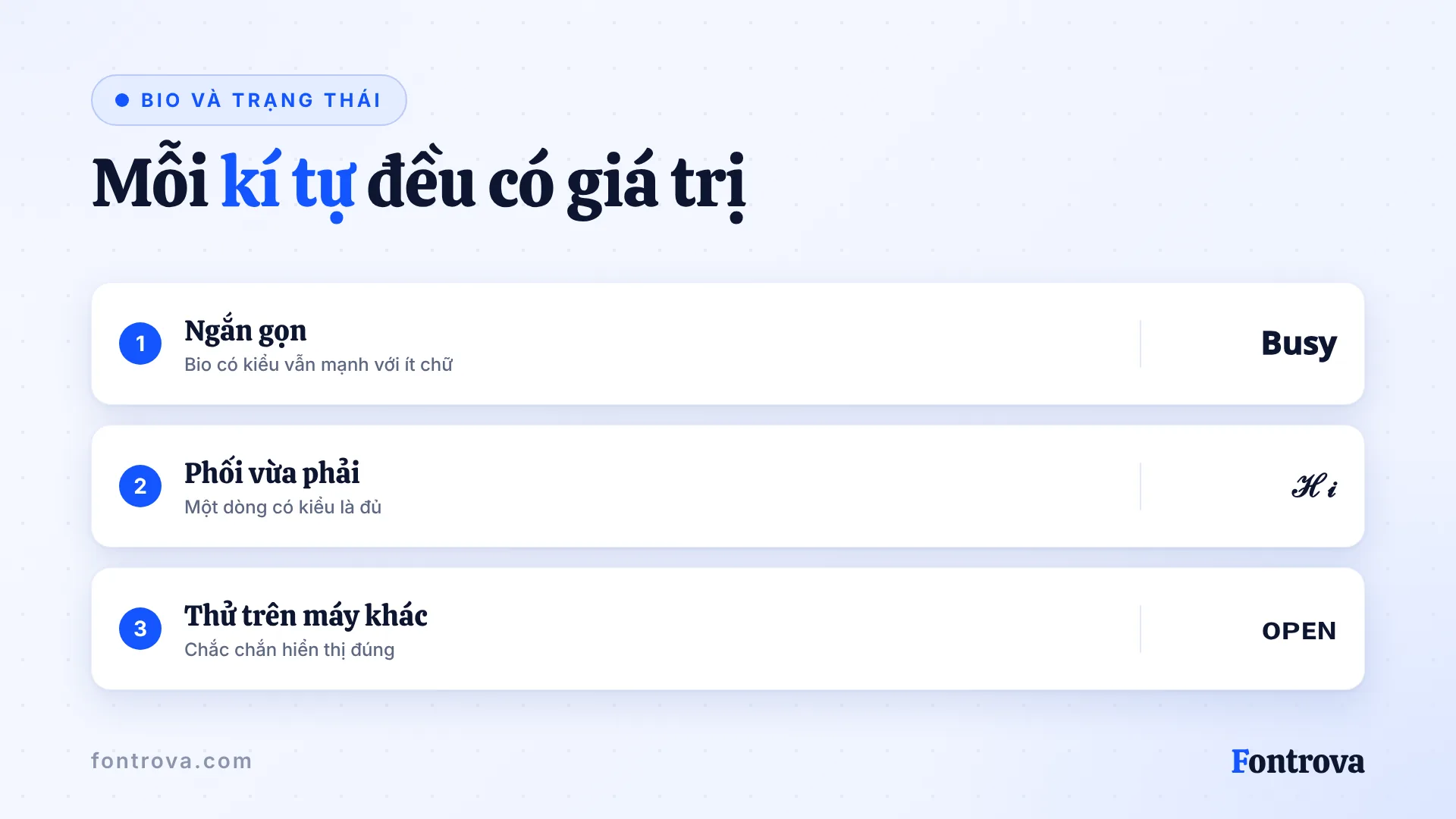 Ba mẹo bio và trạng thái WhatsApp: ngắn gọn, phối vừa phải, thử máy khác